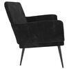 vidaXL Bench Black 108 x 79 x 79 cm Velvet