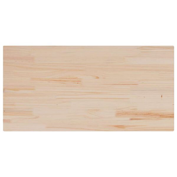vidaXL Table Tops 4 pcs 100x50x1.7 cm Rectangular Solid Wood Pine