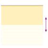 vidaXL Roller Blind Blackout Yellow 155x150 cm Fabric Width 151.6 cm Polyester