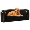 vidaXL Foldable Dog Sofa Black 73x67x26 cm Plush Washable Cushion
