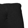 vidaXL Armchair Black 61 x 78 x 98 cm Sherpa Fabric