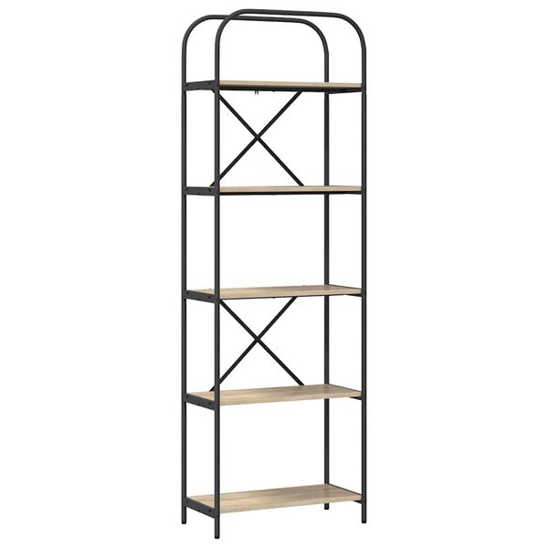 vidaXL Bookshelf Sonoma Oak 60 x 30 x 183 cm Engineered wood