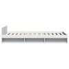 vidaXL Bed Frame with Drawer without Mattress White 90x190 cm Single