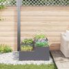 vidaXL Garden Planter Anthracite 80 x 80 x 48 cm Steel