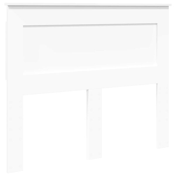 vidaXL Headboard with Headboard White 135 cm Engineered Wood