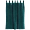 vidaXL Blackout Curtains 2 pcs Dark Green 140 x 140 cm Velvet