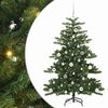vidaXL Artificial Hinged Christmas Tree Green 150 cm PVC and Steel