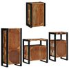 vidaXL Bathroom Furniture Set 4 pcs Multicolour Solid Reclaimed Wood