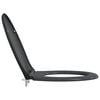 vidaXL Toilet Seat Anthracite 47 x 37 x 4 cm Duroplast