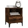 vidaXL Bedside Cabinet Smoked Oak 40x35x50 cm