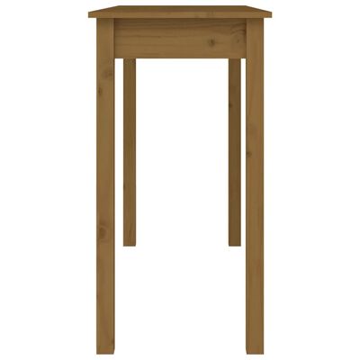 vidaXL Console Table Honey Brown 110x40x75 cm Solid Wood Pine