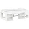 vidaXL Kids'Bed Frame with Storage White 75 x 190 cm Engineered Wood