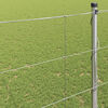 vidaXL Field Fence Silver 25 x 1.4 m Galvanised steel
