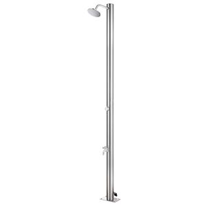 vidaXL Garden Shower 215 cm Stainless Steel