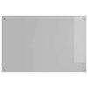 vidaXL Kitchen Backsplash 2 pcs Light Grey 90 x 60 cm Tempered Glass