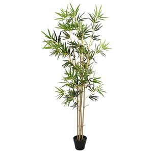 vidaXL Artificial Bambo Tree Green 75.5 x 18 x 175 cm
