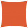 vidaXL Sunshade Sail 160 g/m&sup2; Square Orange 4x4 m HDPE