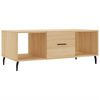 vidaXL Coffee Table Sonoma Oak 102x50x40 cm Engineered Wood