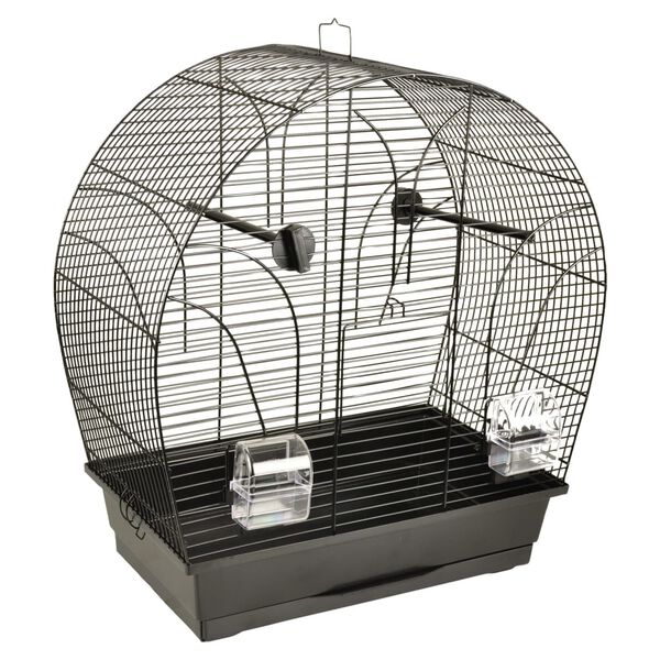 FLAMINGO Budgie Cage Saga 51x28x55 cm Black