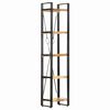 vidaXL 5-Tier Bookcase 39x30x180 cm Solid Mango Wood