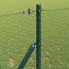 vidaXL Fence Post Green 100 x 1.2 m (25 mm mesh) Steel and PVC