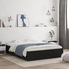 vidaXL Bed Frame with Drawers without Mattress Black 140x190 cm