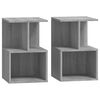 vidaXL Bedside Cabinets 2 pcs Grey Sonoma 35x35x55 cm Engineered Wood
