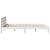 vidaXL Bed Frame without Mattress White 140x190 cm Solid Wood Pine