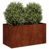 vidaXL Planter Rusty 80x40x40 cm Weathering Steel