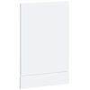 vidaXL Dishwasher Panel Porto High Gloss White 45x1,5x67 cm Engineered Wood