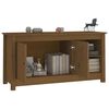 vidaXL TV Cabinet Honey Brown 103x36.5x52 cm Solid Wood Pine