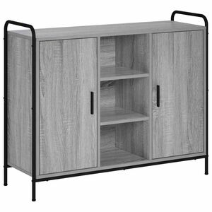 vidaXL Sideboard Grey Sonoma 98.5 x 33 x 81 cm Engineered Wood