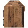 vidaXL TV Cabinet Set with LED Wall-mounted Old Wood Engineered Wood