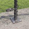 vidaXL Fence Post Grey 100 x 0.6 m (36 mm mesh) Steel and PVC
