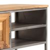 vidaXL TV Cabinet Recycled Teak and Steel 120x30x40 cm