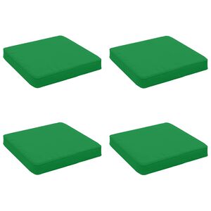 vidaXL 4-Piece Seat Cushions VUGHT 4 pcs 100% Polyester Green