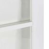 vidaXL Sliding Door White 73.5 x 211 cm Solid Pine Wood and Glass