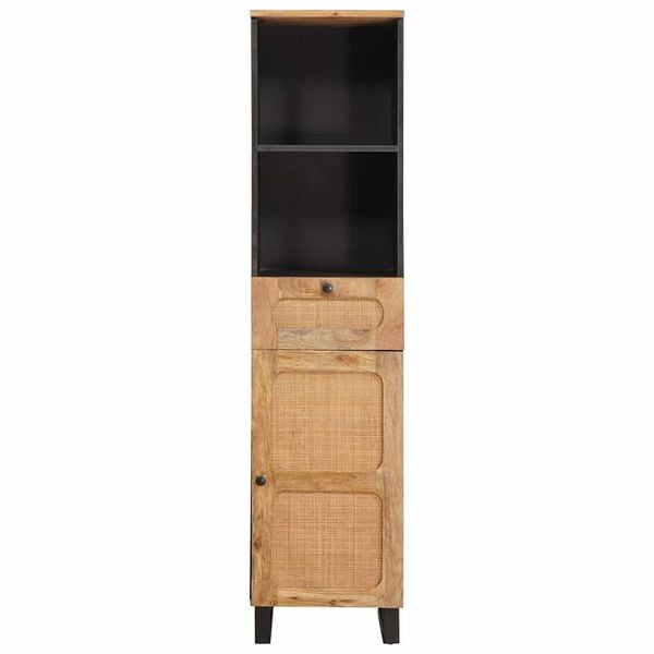 vidaXL Bathroom Cabinet Brown 38 x 33 x 160 cm Solid Mango Wood
