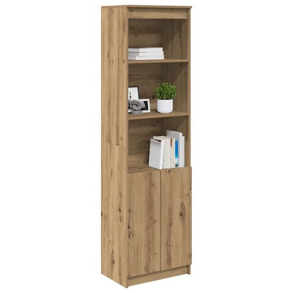 vidaXL Highboard Artisan Oak 50x35x180 cm Engineered Wood