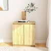 vidaXL Side Cabinet 60x36x65 cm Solid Wood Pine