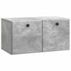 vidaXL Wall-Mounted TV Cabinet Concrete Grey 59.5 x 31 x 30 cm