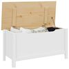 vidaXL Storage Box with Storage White and Honey Brown 90 x 40 x 45 cm
