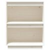 vidaXL Console Cabinet White 60x34x75 cm Solid Wood Pine