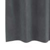 vidaXL Blackout Curtains 2 pcs Light Grey 140 x 260 cm Velvet