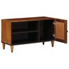 vidaXL TV Cabinet with Storage Walnut 80 x 33 x 46 cm Solid Mango Wood