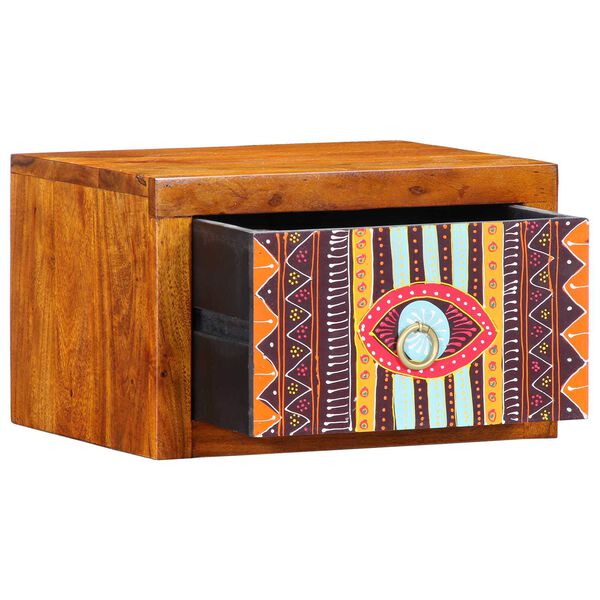 vidaXL Bedside Cabinet with Drawer Brown 35 x 30 x 22 cm