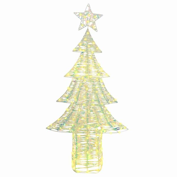 vidaXL Christmas Tree with 240 LEDs Warm white 181 cm PET