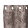 vidaXL Velvet Curtains 2 pcs Cappuccino 245 x 140 cm Velvet