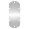 vidaXL Wall Mirror with LED Lights 25x60 cm Glass Oval