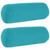 vidaXL Cushion Cover 2 pcs HEERLEN Turquoise &Oslash; 15 x 40 cm Polyester